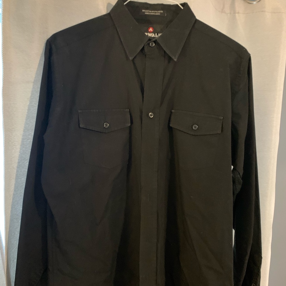 Black men’s dress shirt